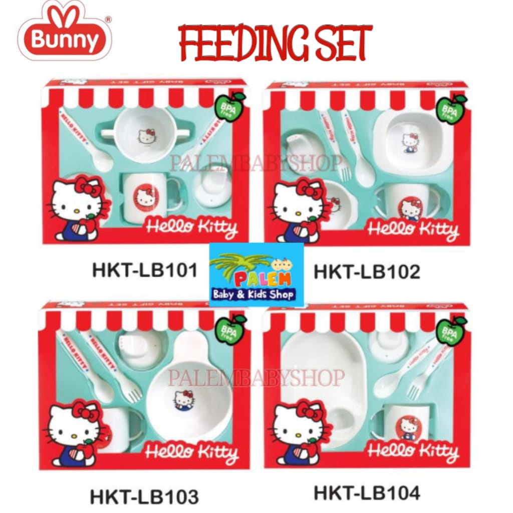 Lusty Bunny Feeding Set Bayi/Tempat makan bayi