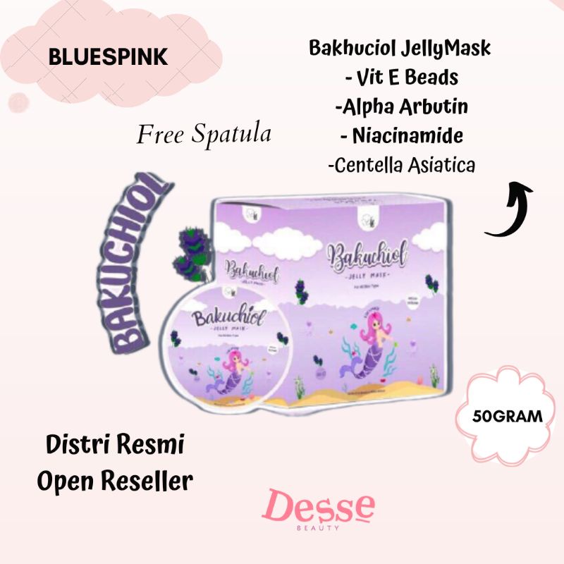 [BPOM] ORIGINAL CAMILLE BEAUTYMASK | MASKER DAISY ORGANIC MASKER WAJAH ORGANIK READYSTOK-Jellymask Bakuchiol