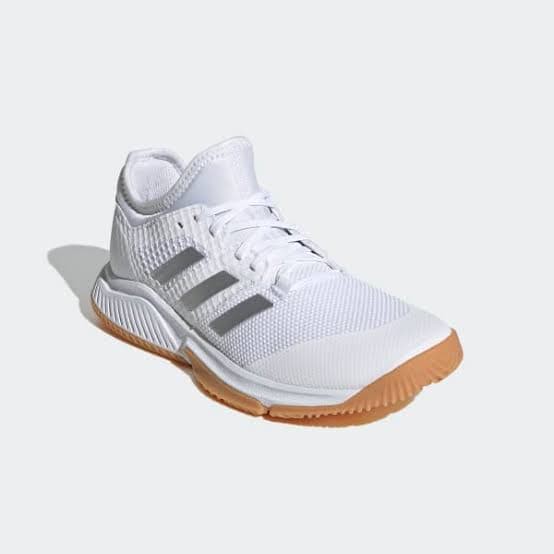 Sepatu Badminton Pria Adidas Court Team Bounce White