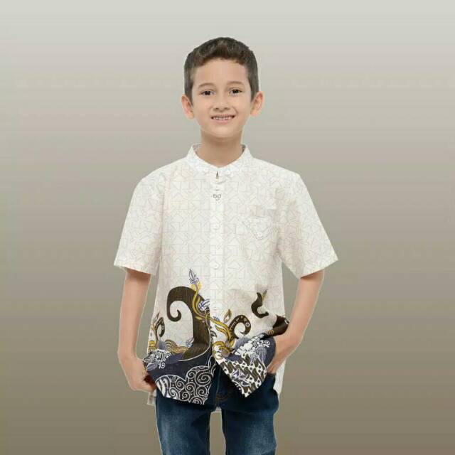 RABBANI - Kemeja Koko anak Alzeera sarang
