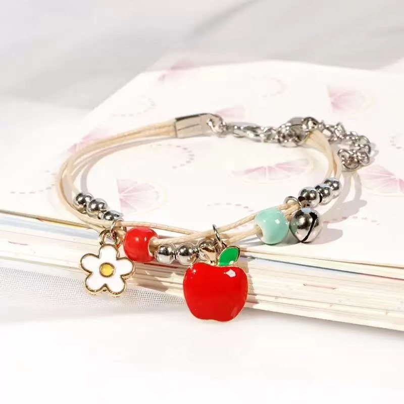 Gelang Couple Daisy Etnik Bead Tali persahabatan Braided Bracelet/Friendship Adjustable Daisy-#12