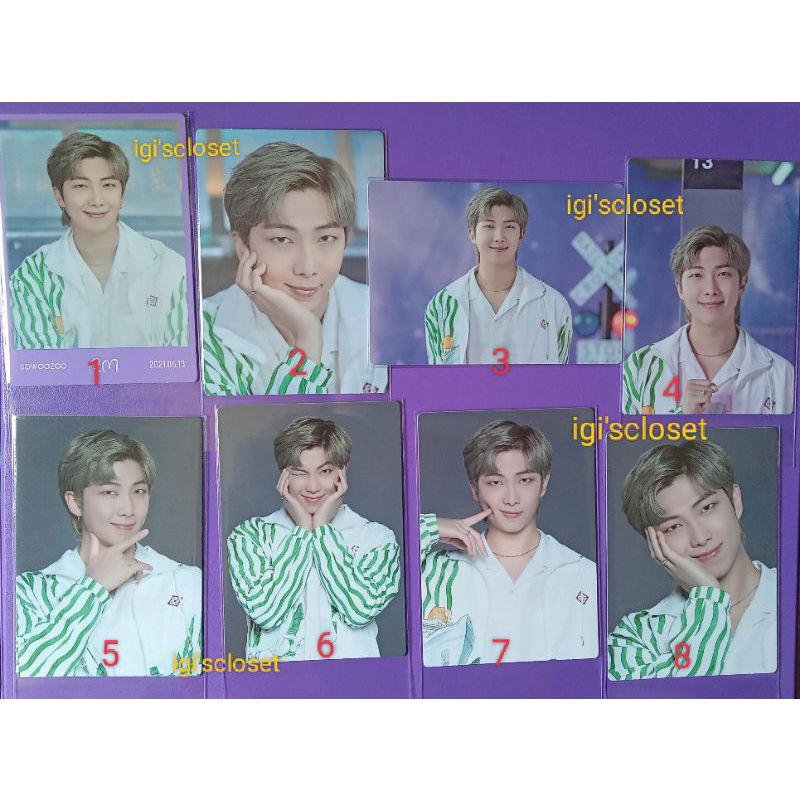 Official Photocard BTS RM Dicon 2022 (Namjoon)
