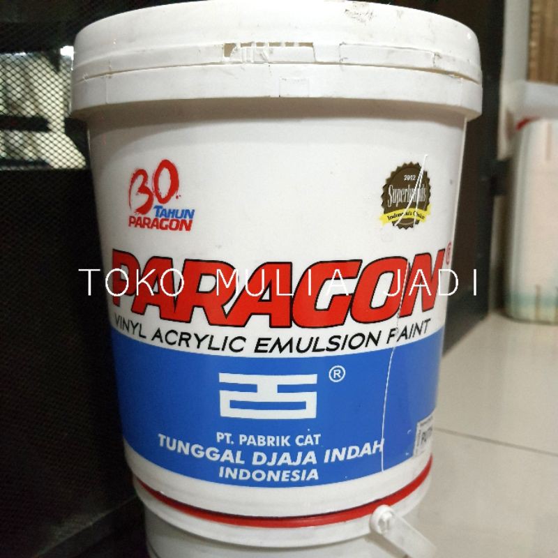 Cat tembok Paragon 25 kg putih / cat dinding luar dalam