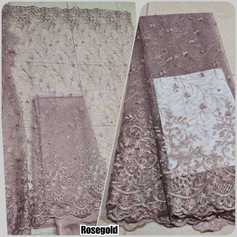 brokat kebaya modern cantik ,brokat tile mutiara ,bahan kebaya