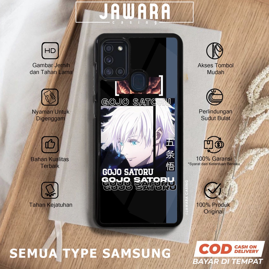 Case Samsung A21S Casing Samsung A21S Jawara Casing [JJK1] Case Glossy Case Aesthetic Custom Case An