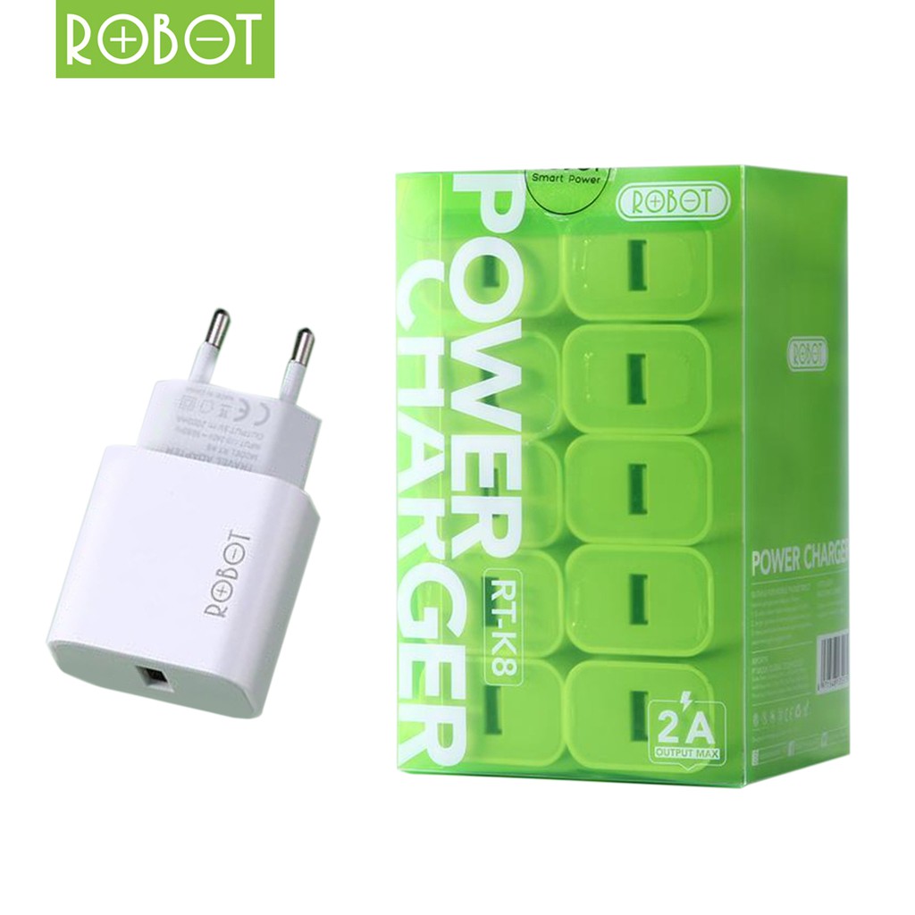 Robot Adapter RT-K8 / Batok Charger Robot RT-K8 10W 2A