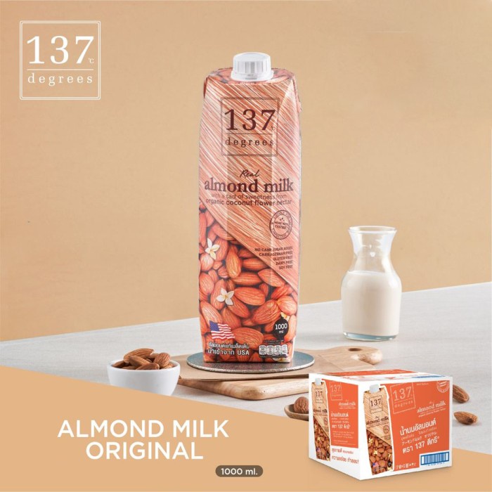 

Ee51F10 137 Degrees - Original 1L - Susu Almond 6ddv