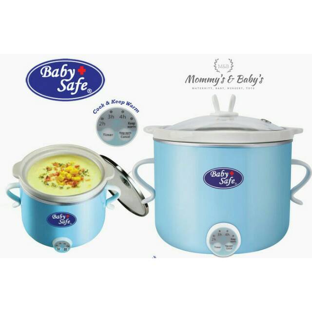 Jual Babysafe Slow Cooker LB007 with Digital Timer & Keep Warm
