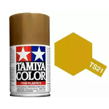 Tamiya Spray Can Paint TS 21 Gold Cat Gundam Model Kit