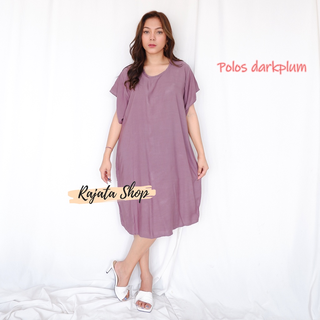Daster Bali Dress Bali-DST POLOS DARKPLUM
