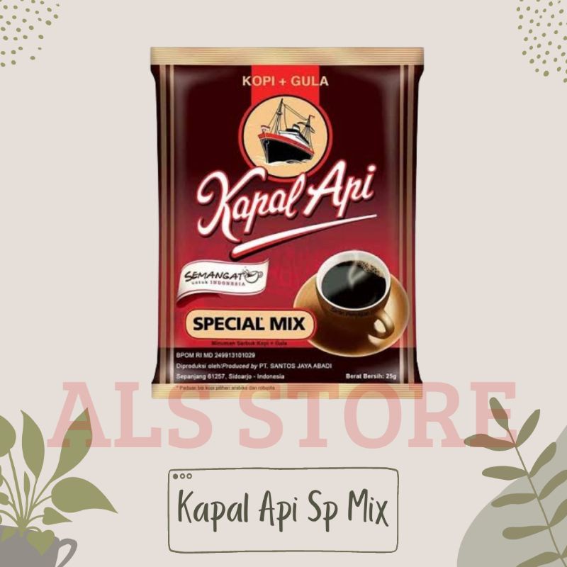 

Kopi Kapal Api Spesial Mix 1 renteng 25gr