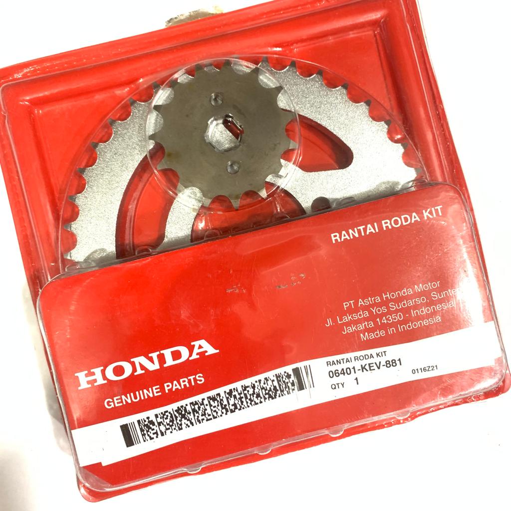 GEARSET GEAR SET SUPRA X LAMA SUPRA FIT OLD 06401-KEV-881 ASLI HONDA