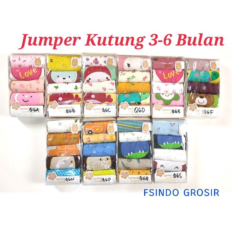 Jumper bayi kutung 5in1/Jumper anak kutung KODE Q