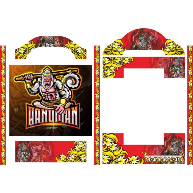 

stiker decal sangkar hologram