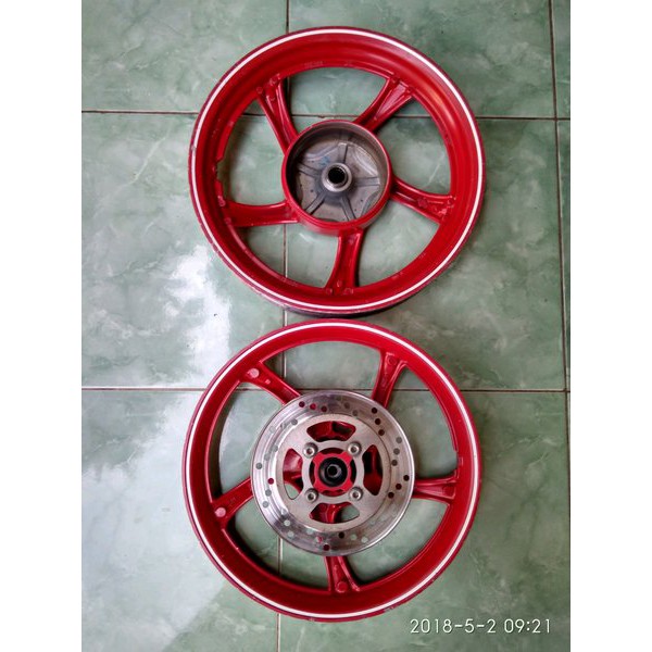 pelk velg ori bawaan yamaha xeon rc 125cc depan belakang pnp xeon gt125cc