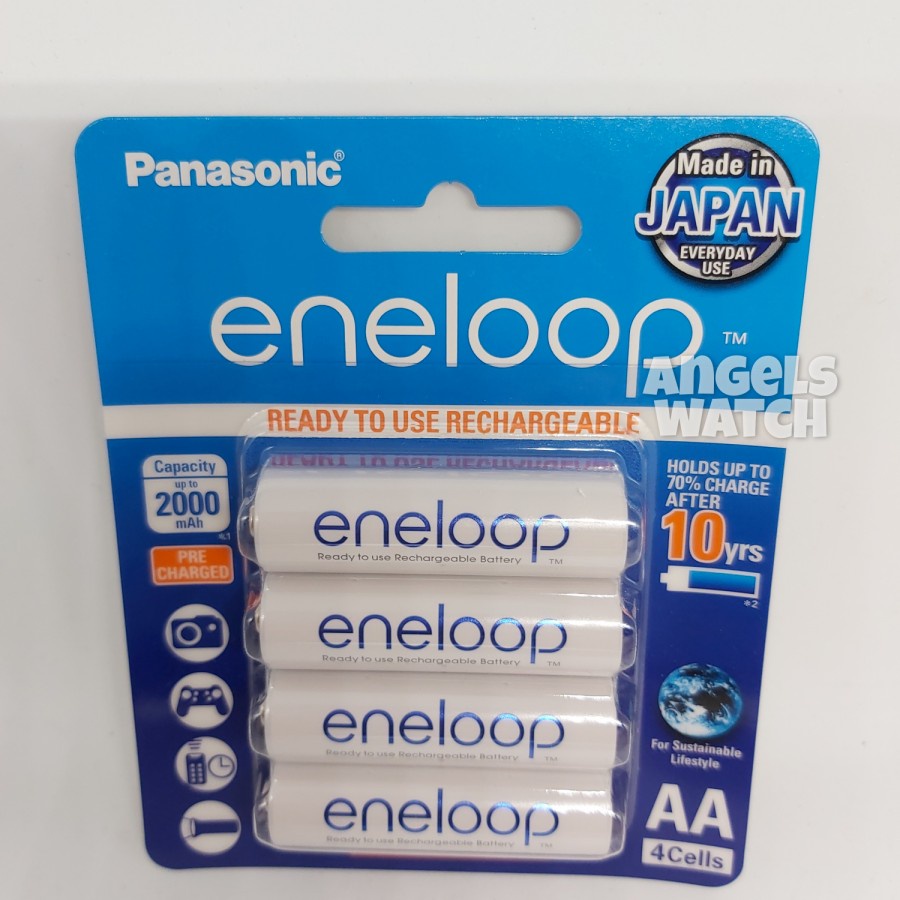 baterai rechargeable panasonic eneloop AA isi 4 2000MaH BP4