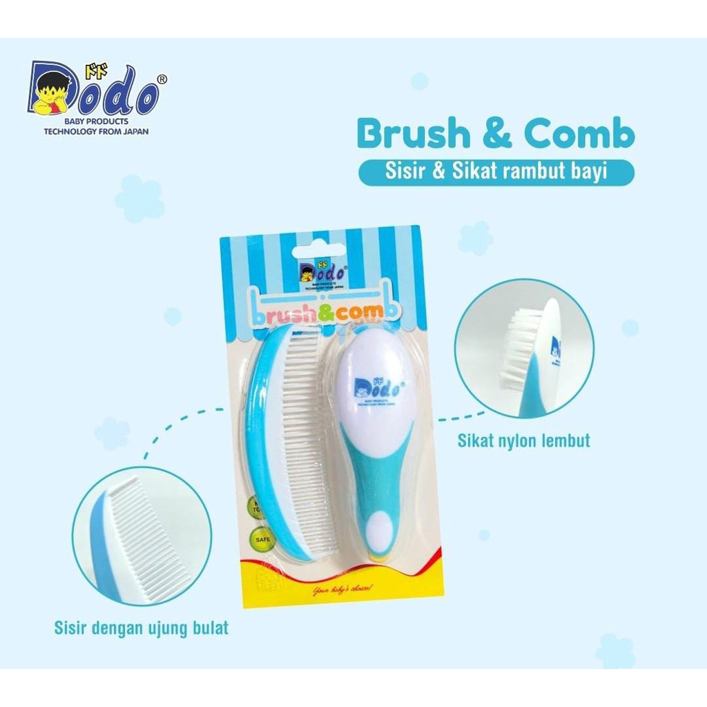 DODO Brush &amp; Comb ( sisir bayi )