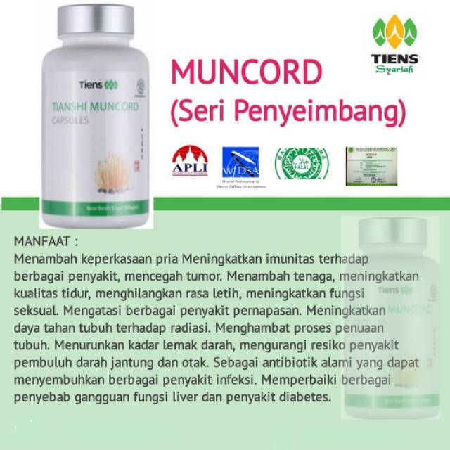 Tiens Muncord Cordyceps Imunitas Tubuh | Cordyceps Micellium | Muncord Tiens | Jamur Cordyceps | Oba