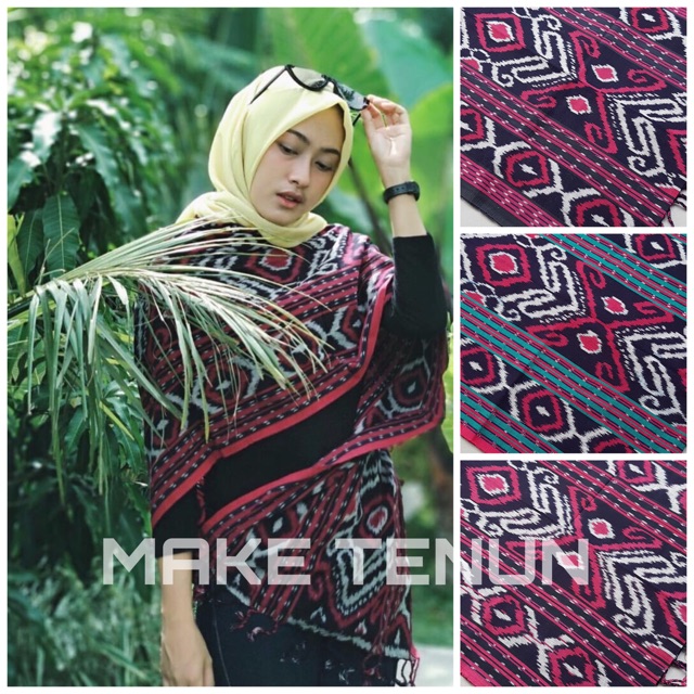 Selendang Tenun Motif Toraja