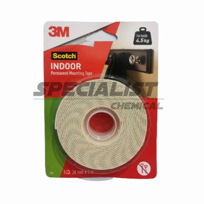 

Update 3M Scotch Indoor Permanent Mounting Tape - Double Tape 114 4,5Kg/Holds Trendi