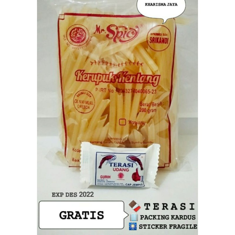 

Krupuk kentang 200gr