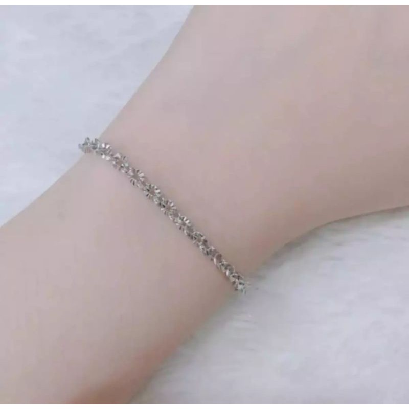 Gelang Tangan Nori Silver