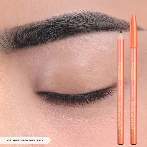 VIVA Pensil Alis / Eyebrow Pencil Dark Brown Black ORI