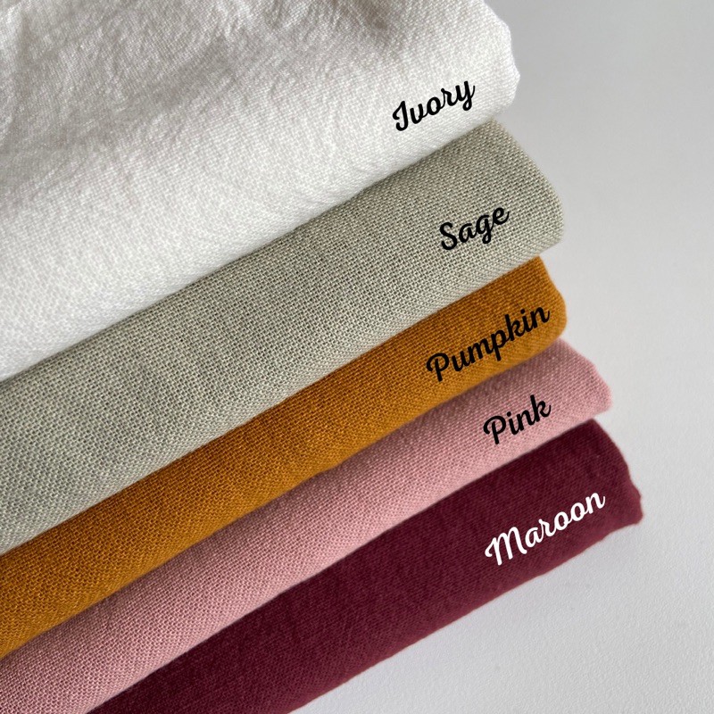 Kain Cotton Linen Rami