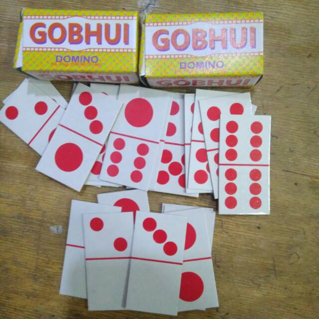 1 Set Kartu Domino Gobhui Kartu Gapleh Domini Cards - Random Colour