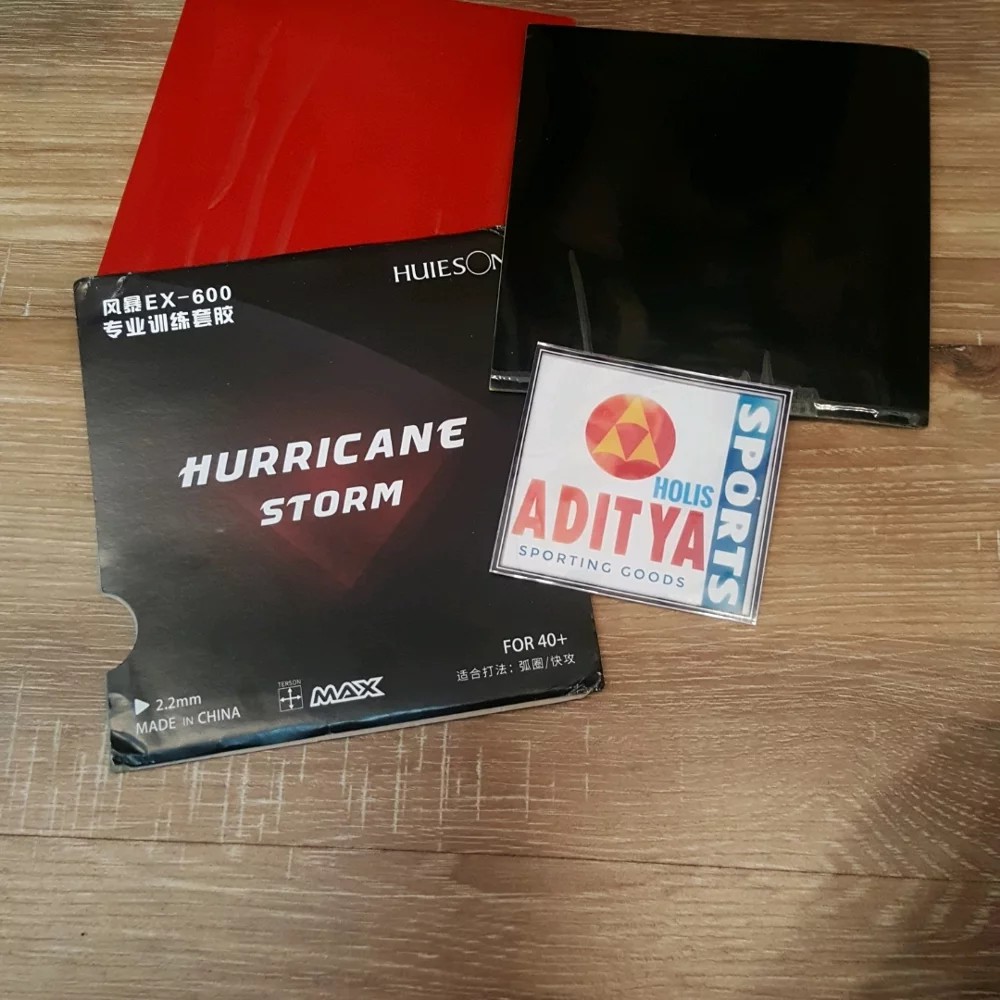 Hurricane Storm Karet Bet Ping Pong Bat Tenis Meja