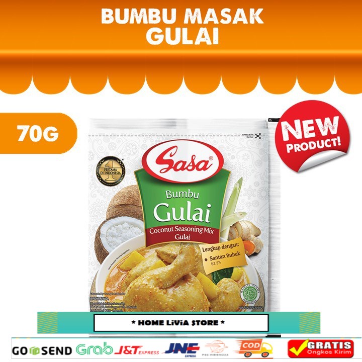 

Sasa Bumbu Gulai 70 gr