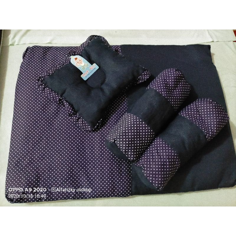 SET Matras bayi bantal peyang