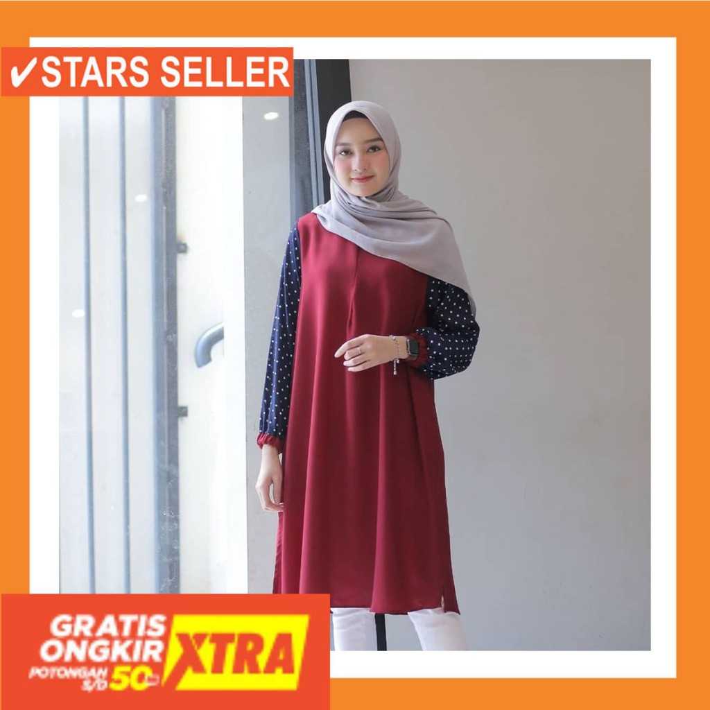 CANTIK LUCU HALUS KAIN PANDS COLLESTION PAND S TURKISH BATIK / Lidya Tunik Tunikmurah Atasanwanita