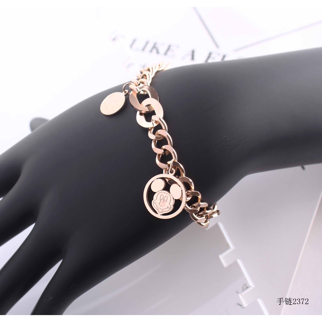 Gelang Titanium Perhiasan Mickey 2372