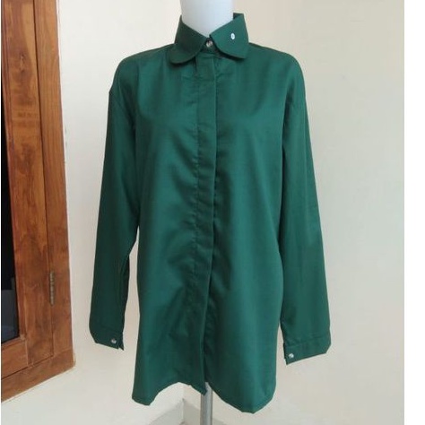 KEMEJA WANITA JUMBO XXL XXXL XXXXL CASUAL POLOS TOYOBO-6