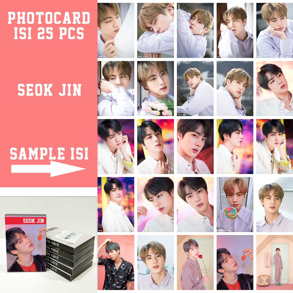 Photocard member bts new 1pack isi 25pcs