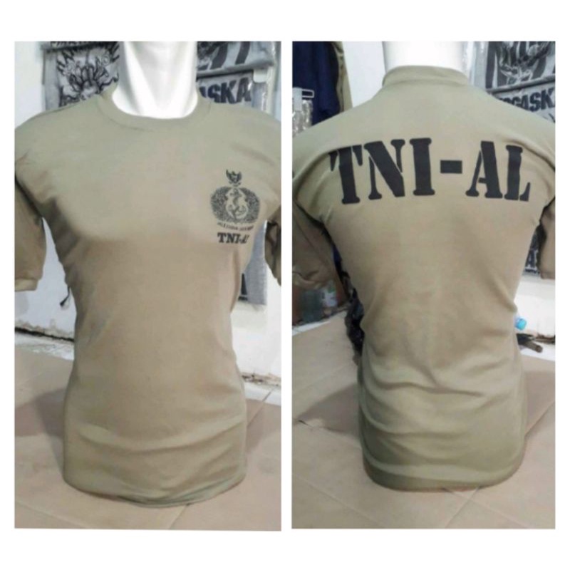 kaos pendek TNI AL