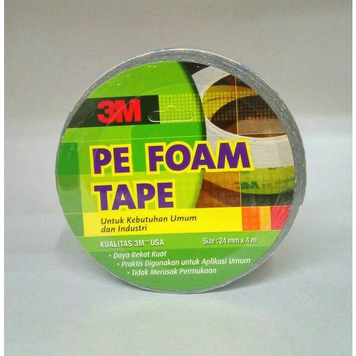 

Diskon Double Fe Foam Tape Ori 3M Grey /Uk 24Mmx4,5Mtr Hot Sale