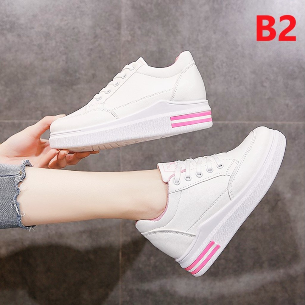 Sepatu Sneakers Wanita Sepatu Import Perempuan Fashion Korea Sepatu Modis Keren Warna Santai SP-055