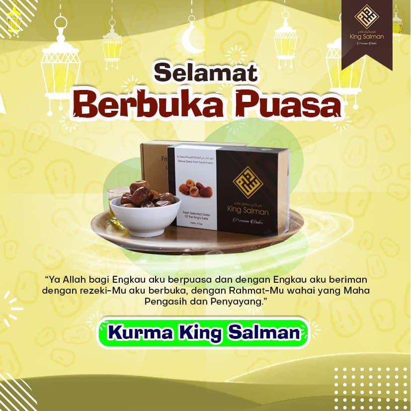 

TERLARIS, KURMA 500GR BRUTTO KING SALMAN OFFICIAL