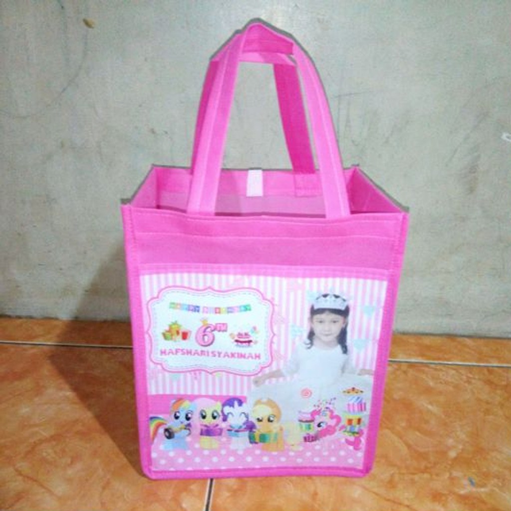 

tas ulang tahun pakai foto anak