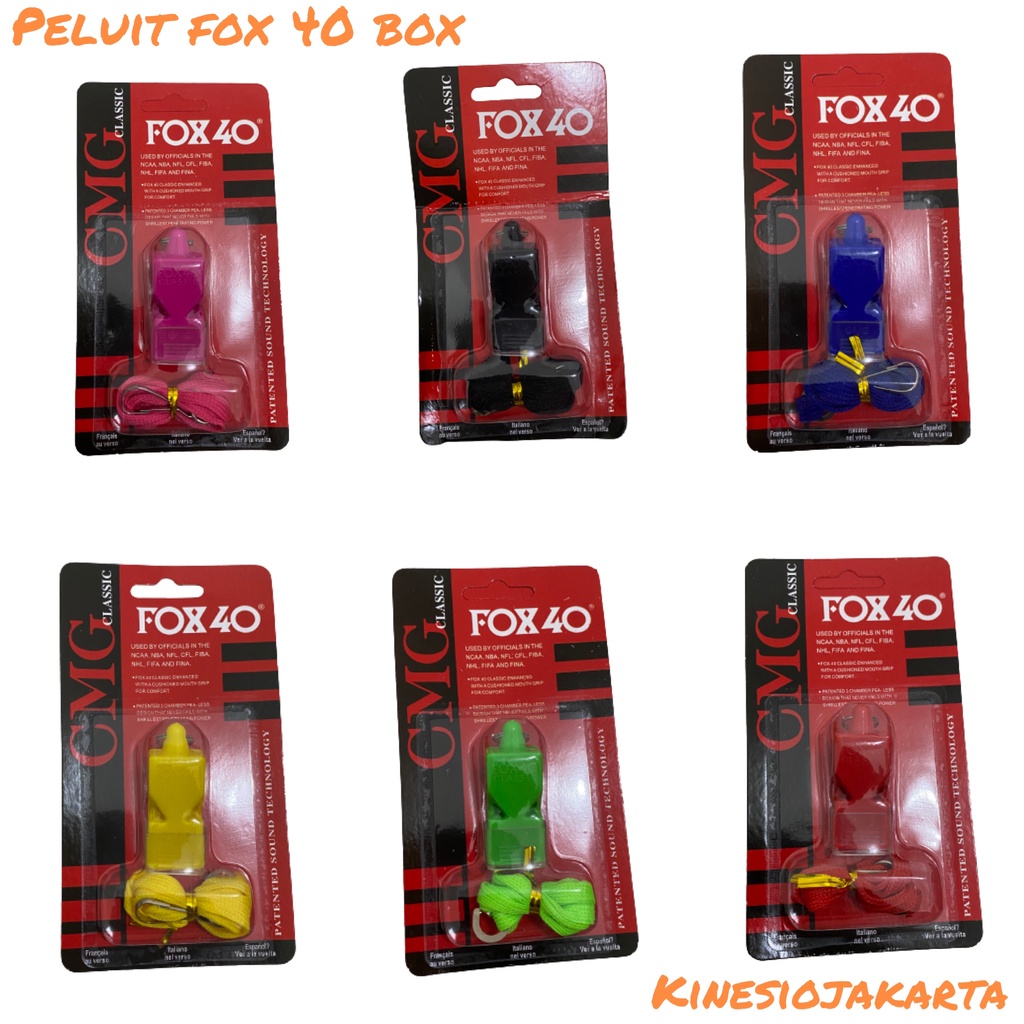 Jual Peluit FOX40 / Whistle Peluit Olahraga Fox 40 Pluit Wasit / Parkir ...