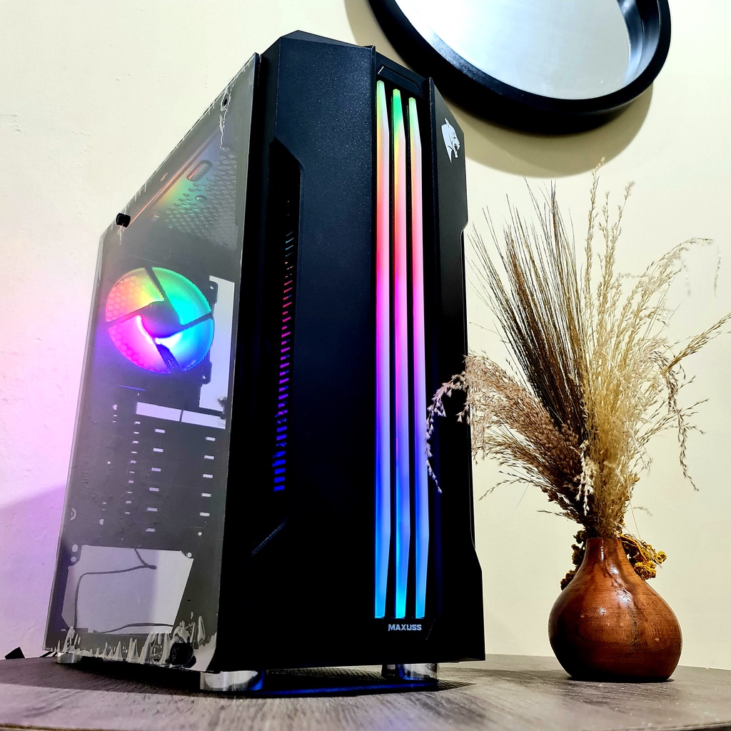 PC CPU Gaming Editing Desain Live Streaming Intel Core i7 2600 Ram 8GB HDD 500GB VGA GTX 750 TI DDR5 4GB Siap Pakai | FL01