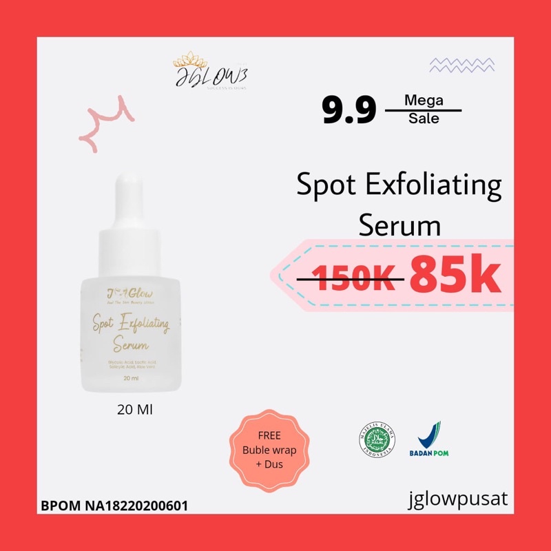 J-Glow - spot exfoliating - serum chywhite - 20ML