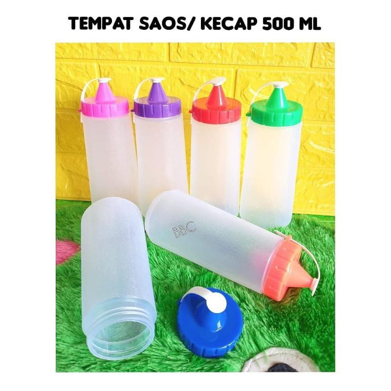Botol Saos Kecap 500 ML Plastik Botol Saos Murah