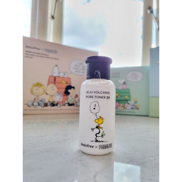 Innisfree Peanuts Jeju Volcanic Pore Toner 30ml Travel Size