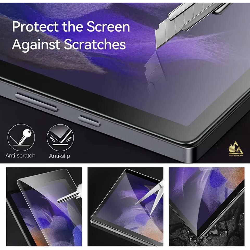 Tempered Glass SAMSUNG TAB A8 10.5 2022 X200 X205 Screen Guard Protector GALAXY TAB Anti Gores Kaca iPad Film Nano