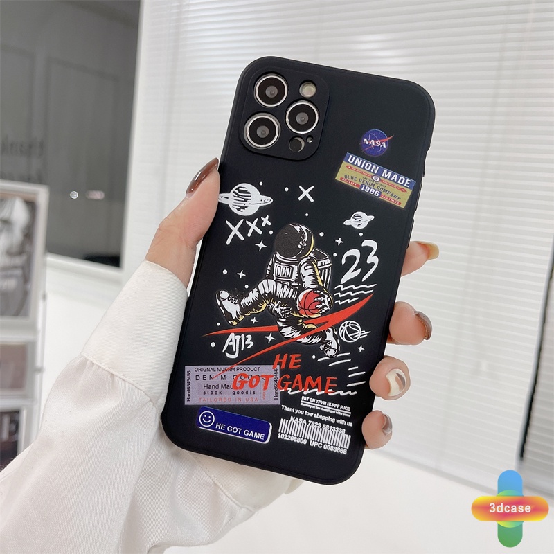 Soft Case Tpu Motif Nasa Untuk Infinix Hot 10 Play Hot 10 10t 10s 10i S4 9 Pro 11 Plus Hot 9 11 Play 11 11S NFC Infinix Smart 4 5 Pro 3 Plus Infinix Note 8 10 Tencno Spark 5 PRO A54 A15 A9 A5 Fashion Astronaut Space Soft TPU Casing Back Cover