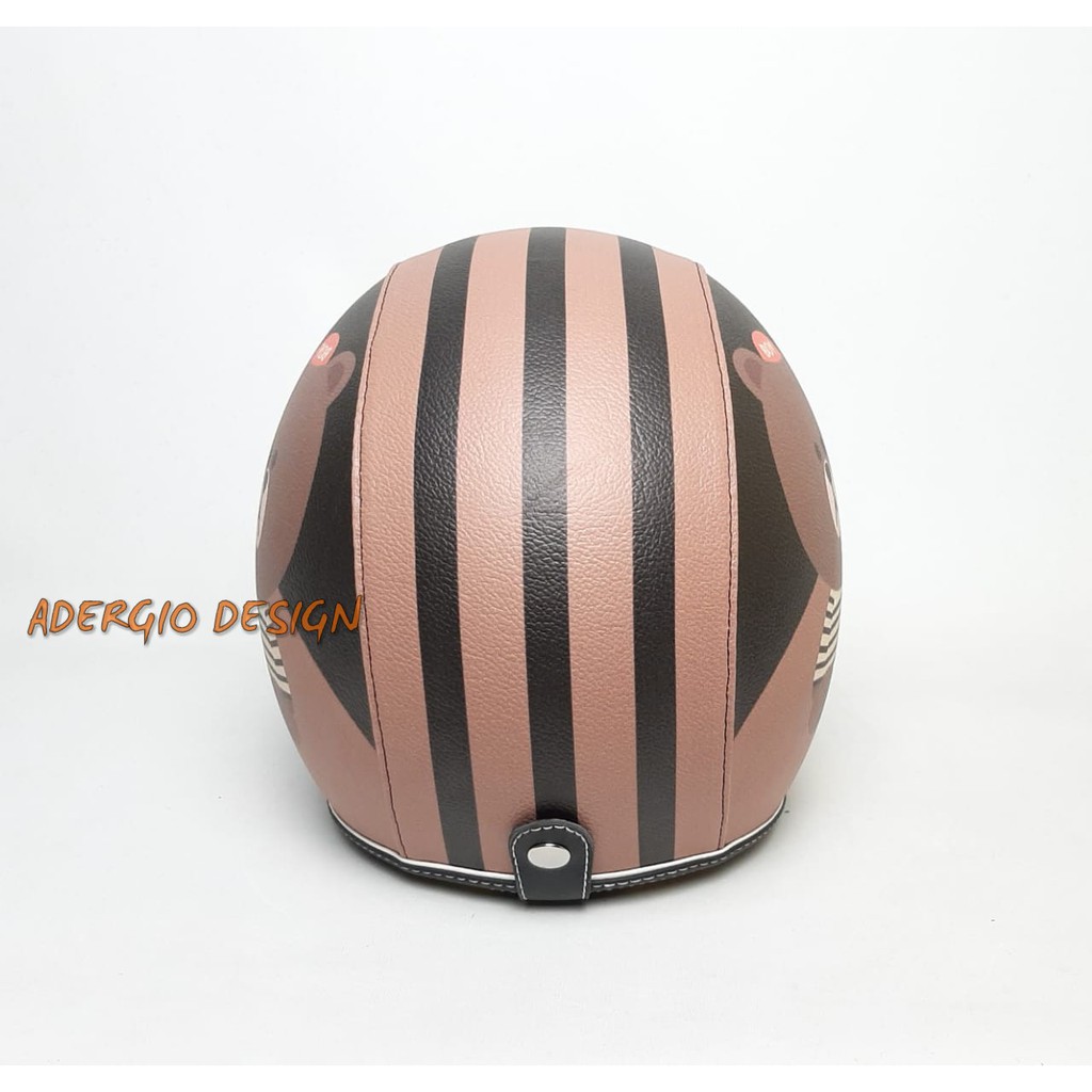 THINOS Helm Bogo Karakter Dewasa Teddy Brown