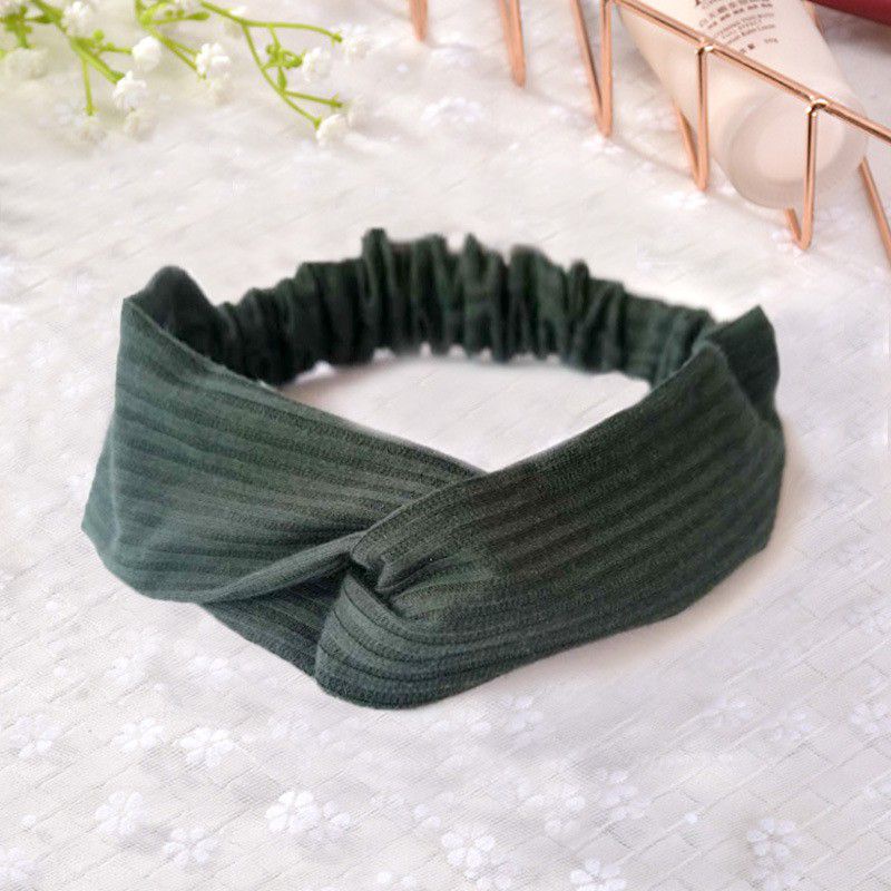 Bando Simple Korean Style Bandana Simpul Fashion Wanita Bando Import